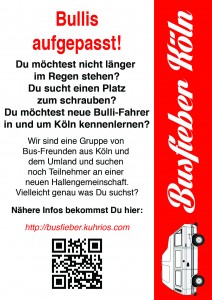 Busfieber Flyer Oktober